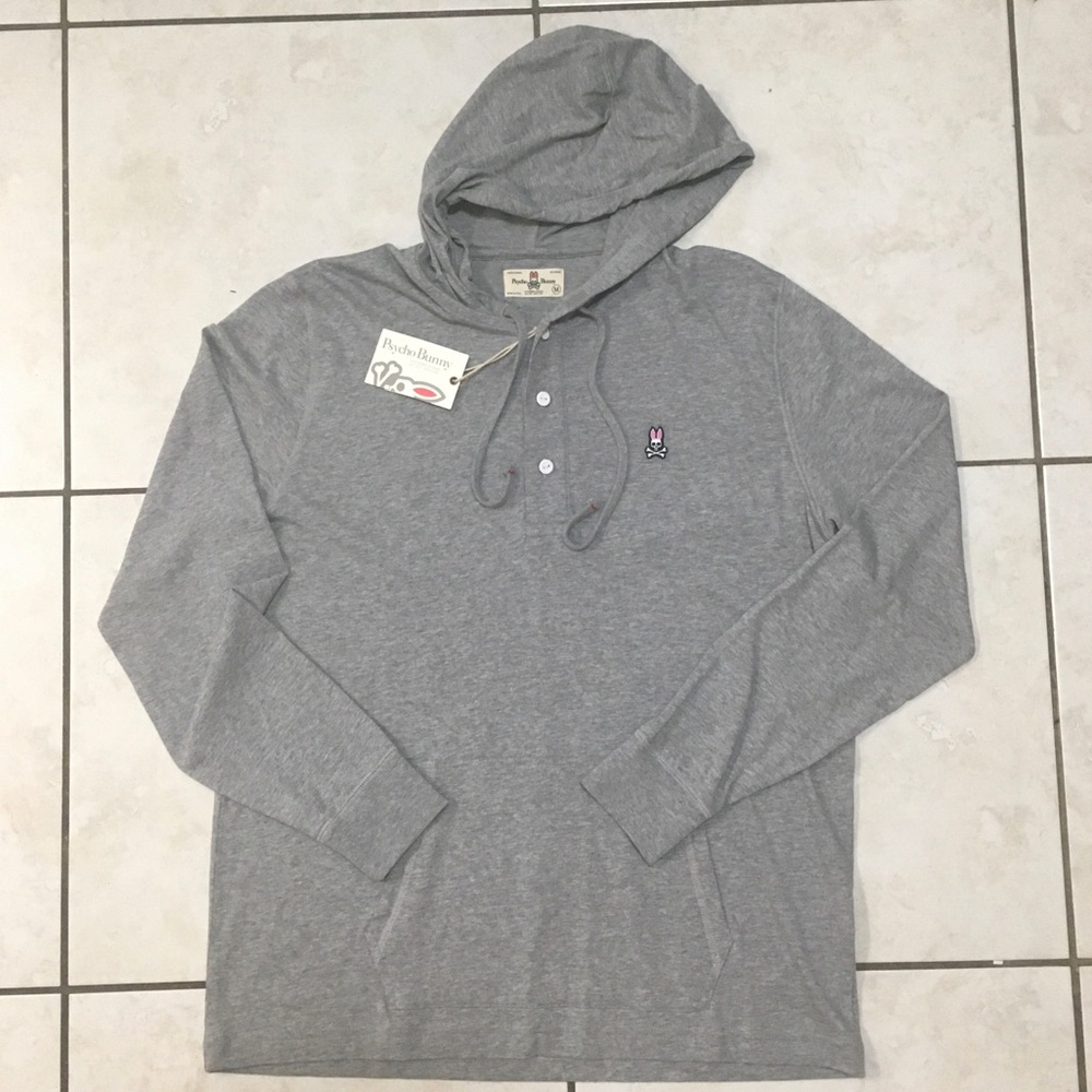 Psycho Bunny lightweight jersey hoodie